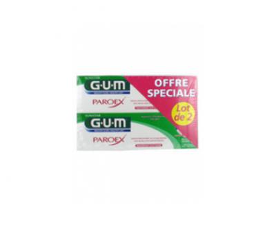 Gum Dentifrice Paroex Gencives Lot de 2 x 75ml