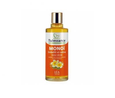 Natessance Huile S&egrave;che au Mono&iuml; - Visage, Corps et Cheveux, 100ml