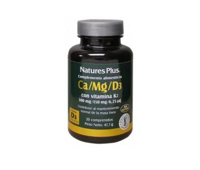 Nature's Plus Ca/Mg/D3 - 30 Comprim&eacute;s
