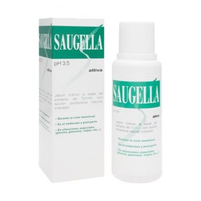 Saugella Jab&oacute;n L&iacute;quido Attiva Ph 3,5 con 250 ml 250 ml