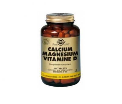 Calcium Magnesium Vitamine D3 150 Comprimes Solgar