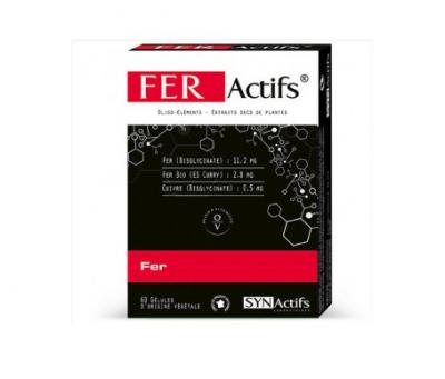 SYNACTIFS FERActifs fer bo&icirc;te 60 g&eacute;lules
