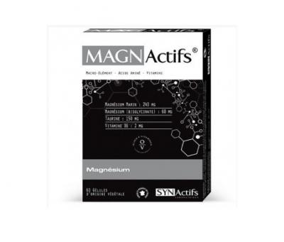 SYNACTIFS MAGNActifs magn&eacute;sium bo&icirc;te de 60 g&eacute;lules