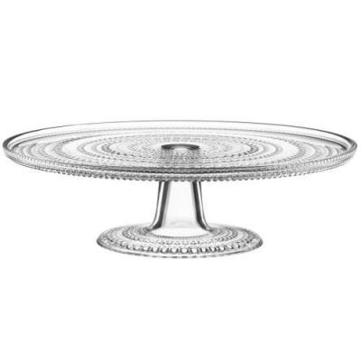 Iittala Kastehelmi Assiette &agrave; Tarte, Verre, Transparent, Standard