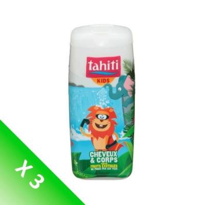 Gel Douche Enfant Parfum Fruits Exotiques Tahiti - Le Flacon De Gel Douche De 300ml