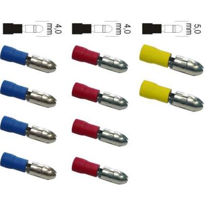 Zenitech-10 cosses m&acirc;les rondes assorties - Zenitech