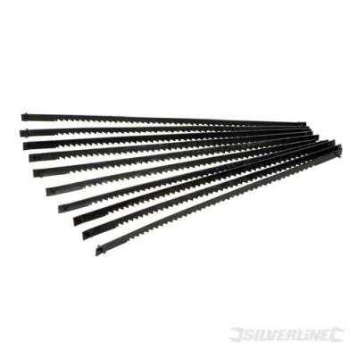 Silverline 793823 10 lames pour scie &agrave; chantourner 130 mm 14 TPI