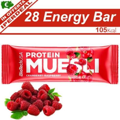 Biotech USA Barre prot&eacute;in&eacute;e au Muesli 30g - Barres prot&eacute;in&eacute;es