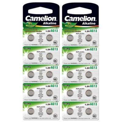 Camelion - 20 lr44 / a76 / ag13 pile bouton, longue dur&eacute;e de conservation date d'expiration marque