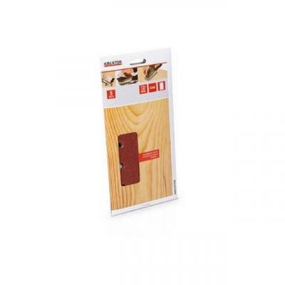 Lot De 5 Patins Perfor&eacute;s (oval) - Grain 40 - 115 x 280 Mm Kreator
