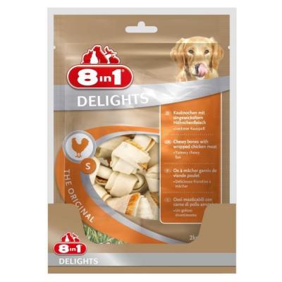 Os fourr&eacute;s 8in1 Delights, poulet S - taille S, 210 g (6 os)
