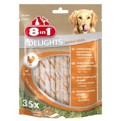 Sachet 35 sticks pour chien garnis de poulet Delights