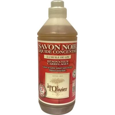 Nettoyant M&eacute;nager Savon Noir Liquide A L'olivier - La Bouteille D'1l