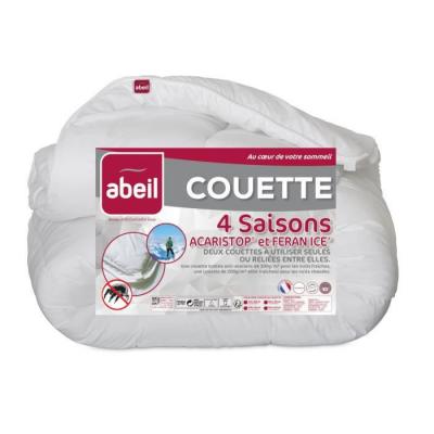 Couette 4 Saisons anti-acariens 140x200cm - Abeil