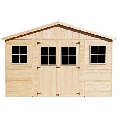 Abri de Jardin en Bois 16 m&sup2; - H246 x 418 x 420 cm - TIMBELA M330 M330
