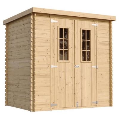 Abri de jardin en bois AVEC SOL TRAIT&Eacute; - TIMBELA M311C+M311G - l204xL142xH200cm/2.22m2 