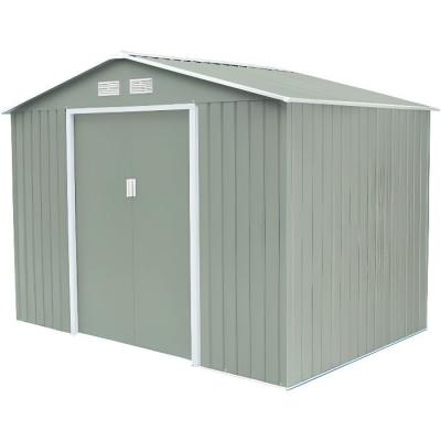 Abri jardin m&eacute;tal gardiun leeds (vert clair) 5,30 m&sup2; ext KIS12997