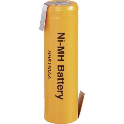 Panasonic AA 1580 LF-Z Pile rechargeable sp&eacute;ciale LR6 (AA) cosses &agrave; souder en Z NiMH 1.2 V 1500 mAh