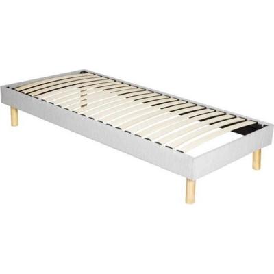 Sommier Tapissier Pieds en 18 cm - 140x200 - 2 x 14 Lattes - Montage Rapide et Facile