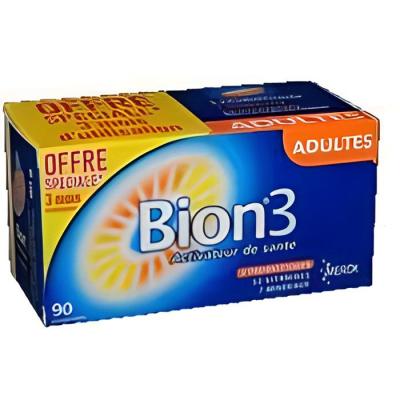 Comprim&eacute;s Activateur De Sant&eacute; Adultes Bion 3 - La Boite De 90 G