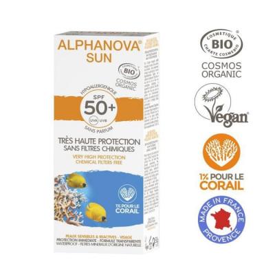 Alphanova Sun Crema Solar Sin Parfum Spf50+ 50gr