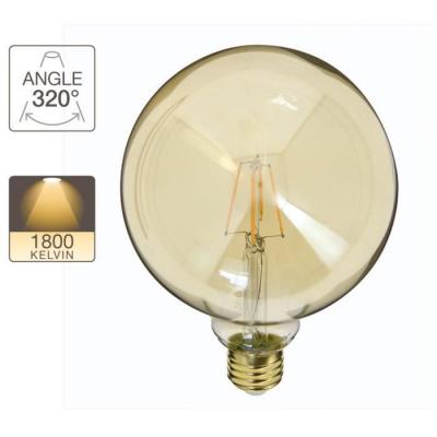 Ampoule globe G125 Xalite culot E27 Vintage filament 3.8 W 30 W 