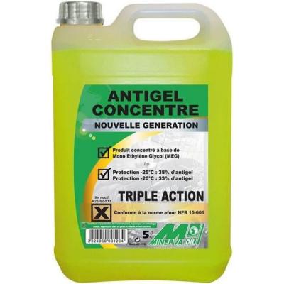 Antigel concentr&eacute;, 5 litres Minerva Oil