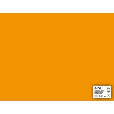 Apli 014264 Lot de 25 Feuilles de carton 500 x 650 mm Orange