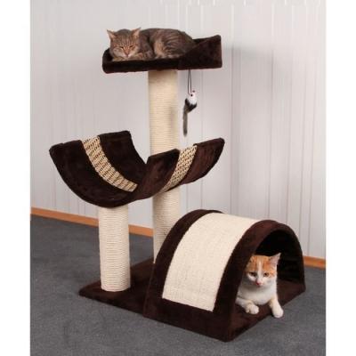 Kerbl Arbre &agrave; chat Safari 83 cm Marron fonc&eacute;