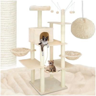 Tectake - griffoir, grattoir geant, cadre d&acute;escalade pour chat - beige