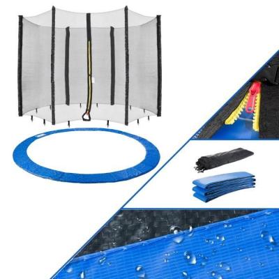 AREBOS Coussin de Protection pour Trampoline  305 cm + Filet pour 6 tiges
