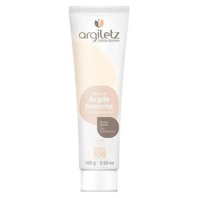 Argiletz Masque Visage Argile Blanche 100g - Peaux ternes et sensibles