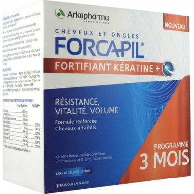 ARKOPHARMA Forcapil Fortifiant K&eacute;ratine+ 3mois