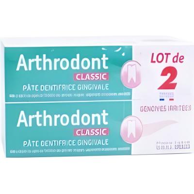 Arthrodont Classic P&acirc;te Dentifrice Gingivale 2x75ml