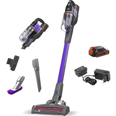 Black & Decker BDPSE1815P-QW Aspirateur Balai Sans Fil 0.65L 18V 85dB HEPA Violet