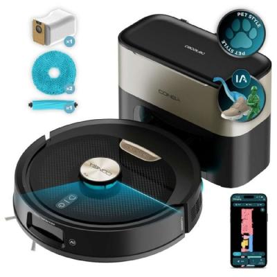 Aspirateur Robot et Laveur de Sols avec IA Cecotec Conga M100 Spin AI