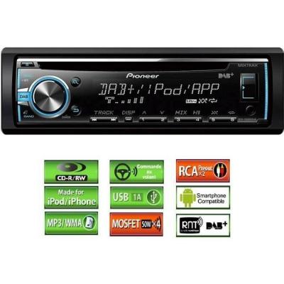 Pioneer Autoradio DEH-X6800DAB (front + rearUSB, vario color)