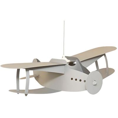 R&M Coudert Lampe de Plafond Suspension Chambre Enfant Avion Gris