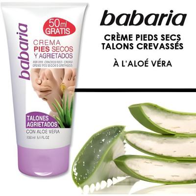 Babaria Aloe Vera Cracked Heel and Very Dry Foot Cream 150ml
