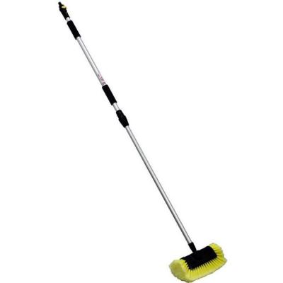 Balai brosse de lavage t&eacute;lescopique avec raccord tuyau - longueur 1.70 m&egrave;tres