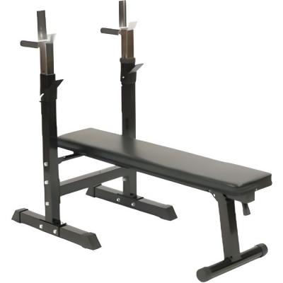 Banc de musculation avec support de barre - NOIR 