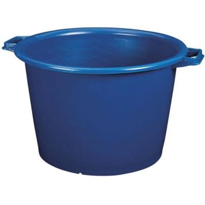 Aluminium et Plastique RIVBQRD30 Baquet Rond Plastique Bleu 30 L