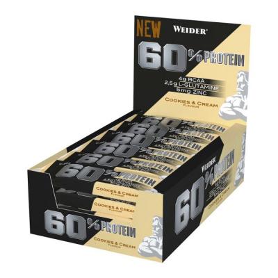 Weider Protein 60% Cookies Cream 24uts