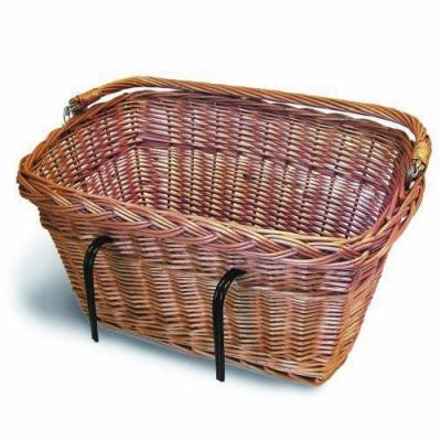 Basil panier &agrave; v&eacute;lo Davosavant/arri&egrave;re 29 litres marron