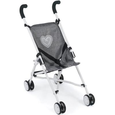 Bayer Chic 2000-Mini Poup&eacute;e Buggy, 601 76, Couleur : Gris Jean, 52 cm