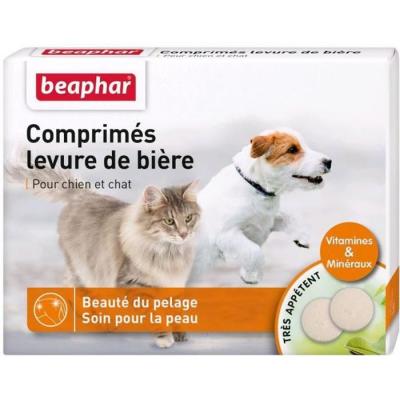 Beaphar Levure de Bi&egrave;re Chien et Chat 100 comprim&eacute;s