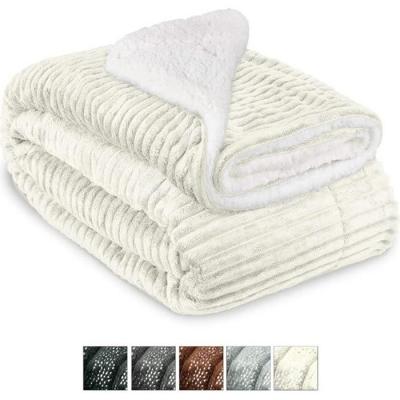 Couvre lit Elisa Couverture Polaire avec Impressions Scintillantes Nature, 200cm, 150cm - Beautissu