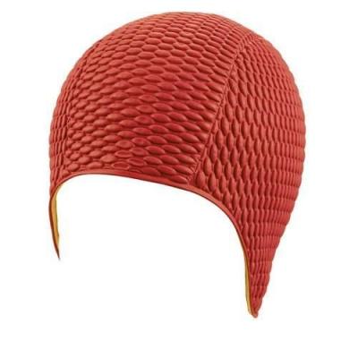 Beco bonnet de bain femme rouge bulles taille unique