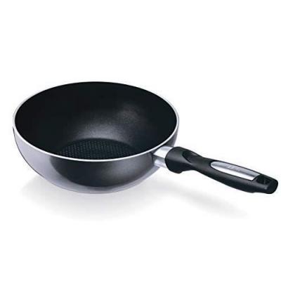 Beka 13078204 Pro Induc Anthracite Mini Po&ecirc;le Wok en aluminium int&eacute;rieur rev&ecirc;tu 20 cm