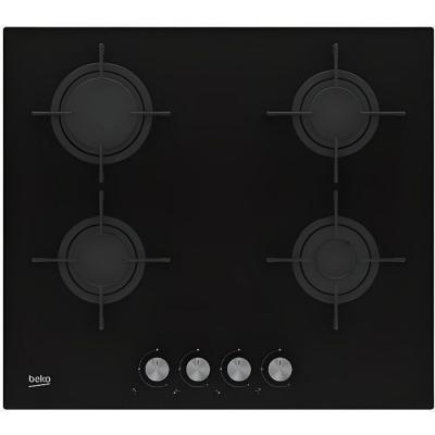 Beko hilg 64220 s plaque noir int&eacute;gr&eacute; (placement) gaz 4 zone(s)